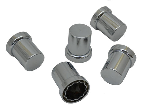 Lug Nut Covers 1 1/2" Push-On Top Hat Tube Plastic 2 1/2 Tall GG#10287 Set of 40