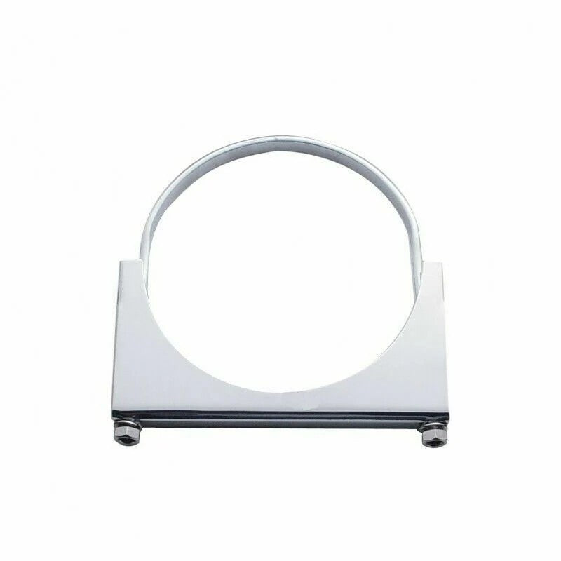 Exhaust Bracket Clamp 5" U-Bolt Style for Peterbilt KW FL Chrome UP#10290 Each
