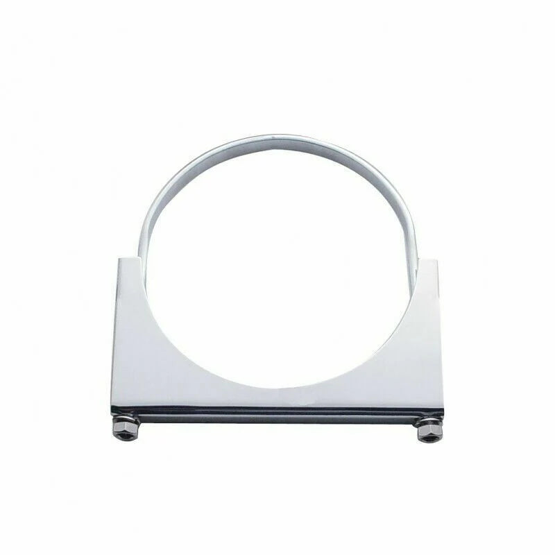 Exhaust Bracket Clamp 5" U-Bolt Style for Peterbilt KW FL Chrome UP#10290 Each