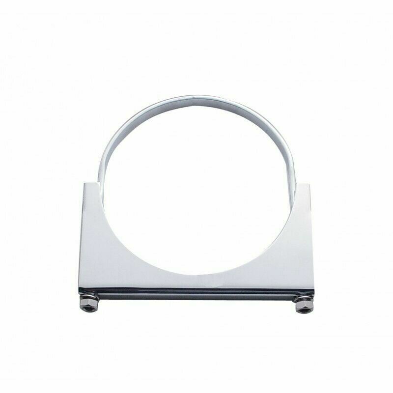 Exhaust Bracket Clamp 5" U-Bolt Style for Peterbilt KW FL Chrome UP#10290 Each