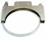 UP Exhaust Bracket 6" U-Bolt Style with Tab for Peterbilt Chrome #10292 Each