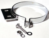 Exhaust Stack Bracket Clamp for 379 359 Peterbilt 1987-93 Chrome 6" ID UP#10295