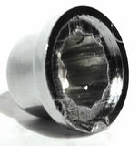 Nut Covers 3/8" & 10mm Round Pointed Chrome Plastic 9/16" Tall GG#10301- 10 Pack