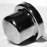 Nut Covers 3/8" & 10mm Round Pointed Chrome Plastic 9/16" Tall GG#10301- 10 Pack