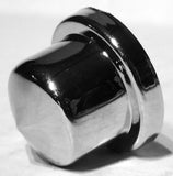 Nut Covers 3/8" & 10mm Round Pointed Chrome Plastic 9/16" Tall GG#10301- 10 Pack