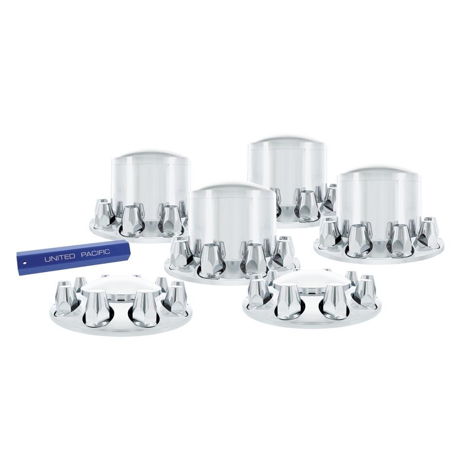 Front & Rear Axle Covers Screw-on 33mm Standard Plastic UP#10305 Set of 6