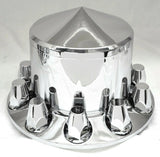 UP Front & Rear Axle Covers Cone Hub Cap 33 mm Screw/Thread-On Lug Nuts #10306
