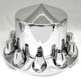 UP Front & Rear Axle Covers Cone Hub Cap 33 mm Screw/Thread-On Lug Nuts #10306