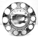 Chrome Axle Covers Combo Kit Front Rear Dome Hub Caps 33mm Spike Lug Nut Covers