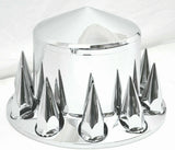 Front & Rear Axle Cover Combo Kit Cone Pointed Hub Cap 33mm Spike Nut Covers