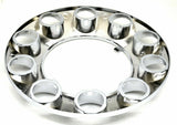 Front & Rear Axle Cover Combo Kit Cone Pointed Hub Cap 33mm Spike Nut Covers