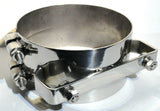 Exhaust Band Clamp Bracket Wide for 7" Freightliner Stack 304 Stainless UP#10324