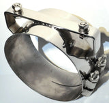 Exhaust Band Clamp Bracket Wide for 7" Freightliner Stack 304 Stainless UP#10324