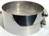 Exhaust Band Clamp Bracket Wide for 7" Freightliner Stack 304 Stainless UP#10324