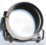 Exhaust Band Clamp Bracket Wide for 7" Freightliner Stack 304 Stainless UP#10324