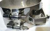 Exhaust Band Clamp Bracket Wide for 7" Freightliner Stack 304 Stainless UP#10324