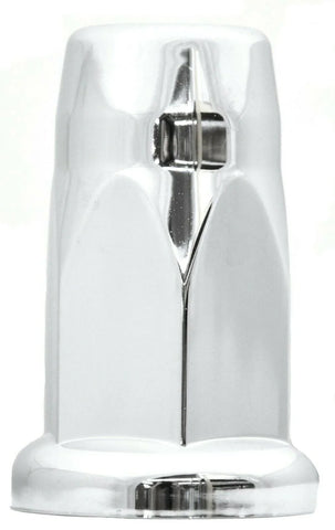 Lug Nut Covers 33mm Push-On Silo Chrome Plastic 3 1/8" Tall GG#10330 Set of 20