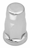 Lug Nut Covers 33mm Push-On Silo Chrome Plastic 3 1/8" Tall GG#10330 Set of 5