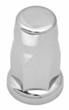 Lug Nut Covers 33mm Push-On Silo Chrome Plastic 3 1/8" Tall GG#10330 Set of 5