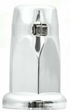 Lug Nut Covers 33mm Push-On Silo Chrome Plastic 3 1/8" Tall GG#10330 Set of 5