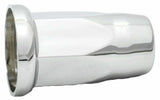 Lug Nut Covers 33mm Push-On Silo Chrome Plastic 3 1/8" Tall GG#10330 Set of 5