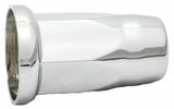 Lug Nut Covers 33mm Push-On Silo Chrome Plastic 3 1/8" Tall GG#10330 Set of 5