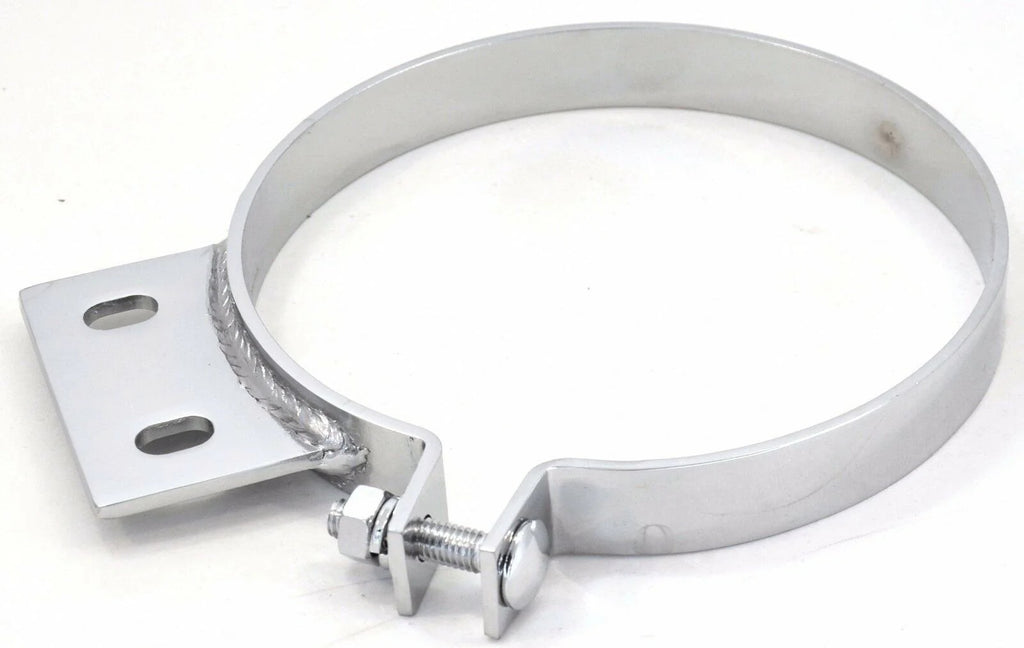Exhaust Stack 7” Mount Bracket 379 359 Peterbilt 1987-1993 Clamp Chrome UP#10332