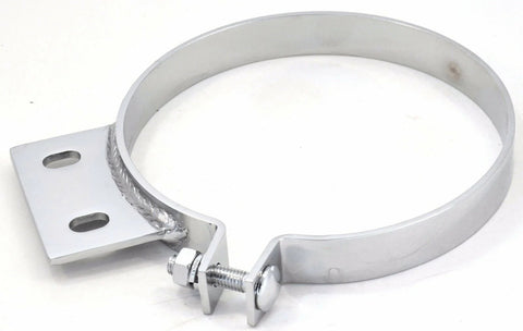 Exhaust Stack 7” Mount Bracket 379 359 Peterbilt 1987-1993 Clamp Chrome UP#10332
