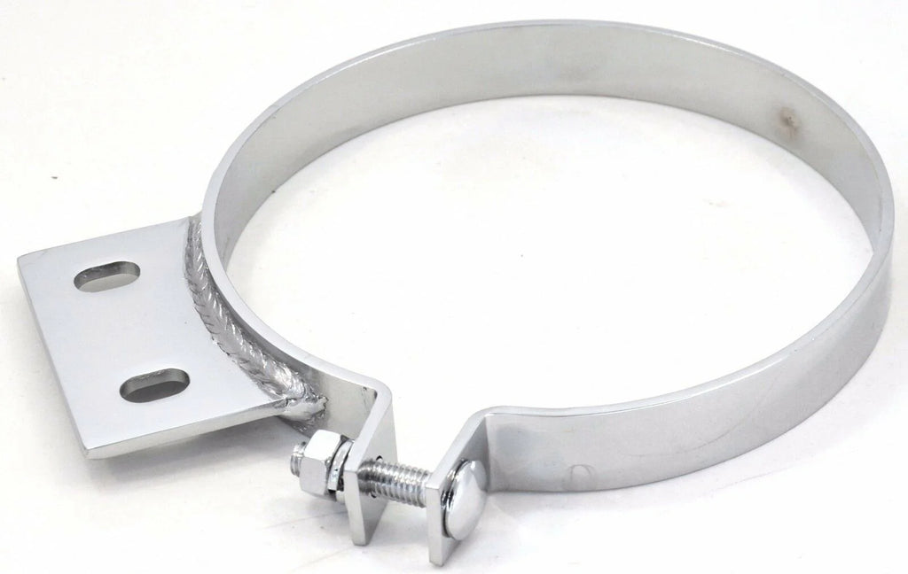Exhaust Stack 7” Mount Bracket 379 359 Peterbilt 1987-1993 Clamp Chrome UP#10332
