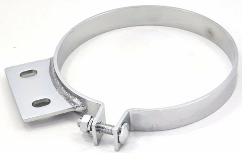 Exhaust Stack 7” Mount Bracket 379 359 Peterbilt 1987-1993 Clamp Chrome UP#10332