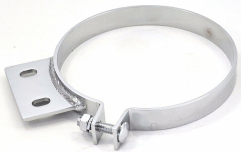 Exhaust Stack 7” Mount Bracket 379 359 Peterbilt 1987-1993 Clamp Chrome UP#10332