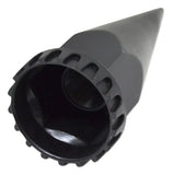 UP Rear Axle Cover 33mm Spike Thread/Screw-On Dome Cap Matte Black #10342 1-Kit