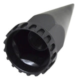 UP Rear Axle Cover 33mm Spike Thread/Screw-On Dome Cap Matte Black #10342 1-Kit