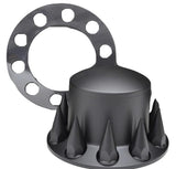 UP Rear Axle Cover 33mm Spike Thread/Screw-On Dome Cap Matte Black #10342 1-Kit