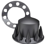 UP Rear Axle Cover 33mm Spike Thread/Screw-On Dome Cap Matte Black #10342 1-Kit