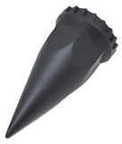 UP Rear Axle Cover 33mm Spike Thread/Screw-On Dome Cap Matte Black #10342 1-Kit