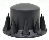 UP Rear Axle Cover 33mm Spike Thread/Screw-On Dome Cap Matte Black #10342 1-Kit