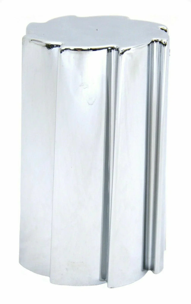 Lug Nut Covers 33 mm Screw-On Sonic Flat Top Chrome Plastic 3 1/2" Set of 20