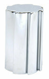 Lug Nut Covers 33 mm Screw-On Sonic Flat Top Chrome Plastic 3 1/2" Set of 20