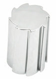 Lug Nut Covers 33 mm Screw-On Sonic Flat Top Plastic 3 1/2" #10348 Set of 5