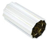 Lug Nut Cover 33 mm Screw-On Starburst Flat Top Plastic 4" GG#10352 Set of 5