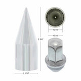 Lug Nut Covers Spike 13/16" 21mm Ford F Series 2004-14 Steel Wheel UP10352-8 Pcs