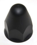 Lug Nut Covers for 1-1/2" Nuts Bullet 2 3/4" Tall Matte Black UP#10361-5 pcs