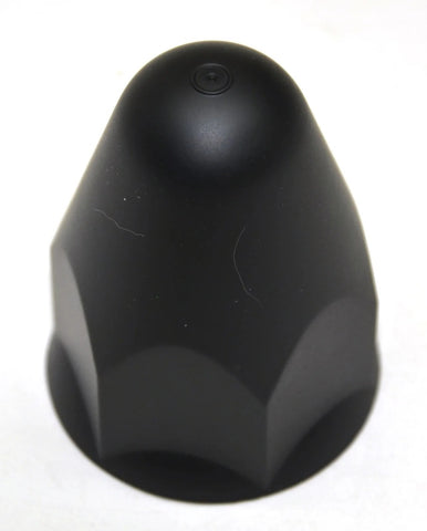 Lug Nut Covers for 1-1/2" Nuts Bullet 2 3/4" Tall Matte Black UP10361- 60 Pcs