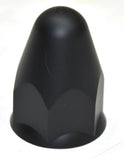 Lug Nut Covers for 1-1/2" Nuts Bullet 2 3/4" Tall Matte Black UP10361- 60 Pcs