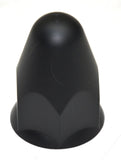 Lug Nut Covers for 1-1/2" Nuts Bullet 2 3/4" Tall Matte Black UP10361- 60 Pcs