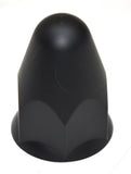 Lug Nut Covers for 1-1/2" Nuts Bullet 2 3/4" Tall Matte Black UP10361- 60 Pcs