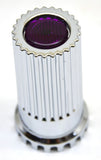 Lug Nut Covers 33mm Push-On Flat Purple Reflector Plastic 4" GG#10363 Set of 20