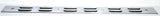 Rear Top Mudflap Plates 24" x 2" Louvered Bolt On Chrome 4 Holes UP#10400 Pair