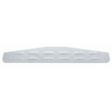 Mud Flap Plates/Weights Bottom 24" x 4 Louvered Chrome Stud Mount UP#10410 Pair